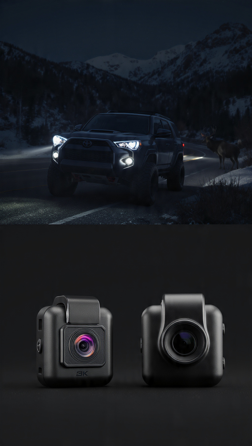 Dash Cam 4K Front Rear