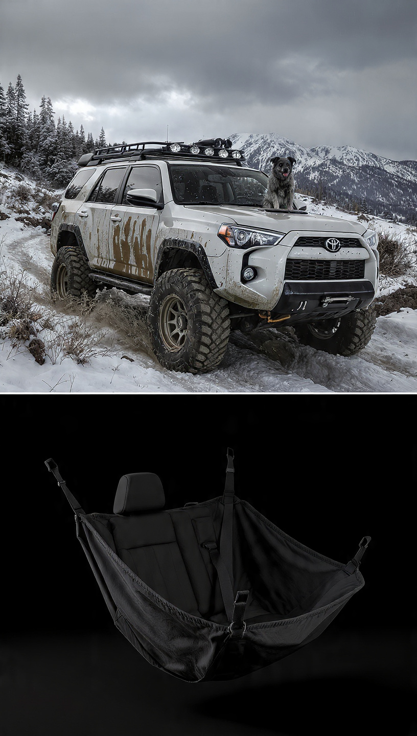 Rear Seat Dog Hammock